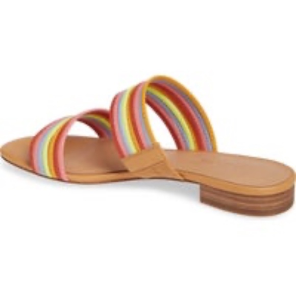 NWT Madewell US 10 Meg Slide Multi-Color Sandal - Picture 2 of 5